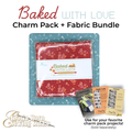 Raindrop Baked with Love — Charm Pack + Fabric Bundle