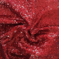 Red Sequin Fabric - 1 Yard Cut