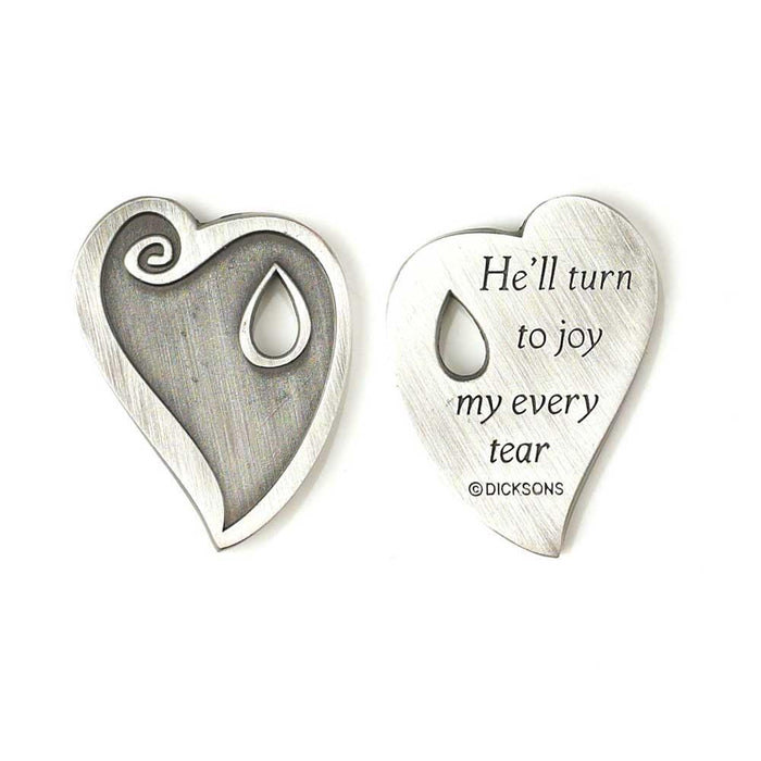 Reunion Heart Pocket Stone-Red