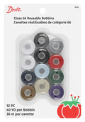 Reusable Bobbins Class 66 40yd 12ct