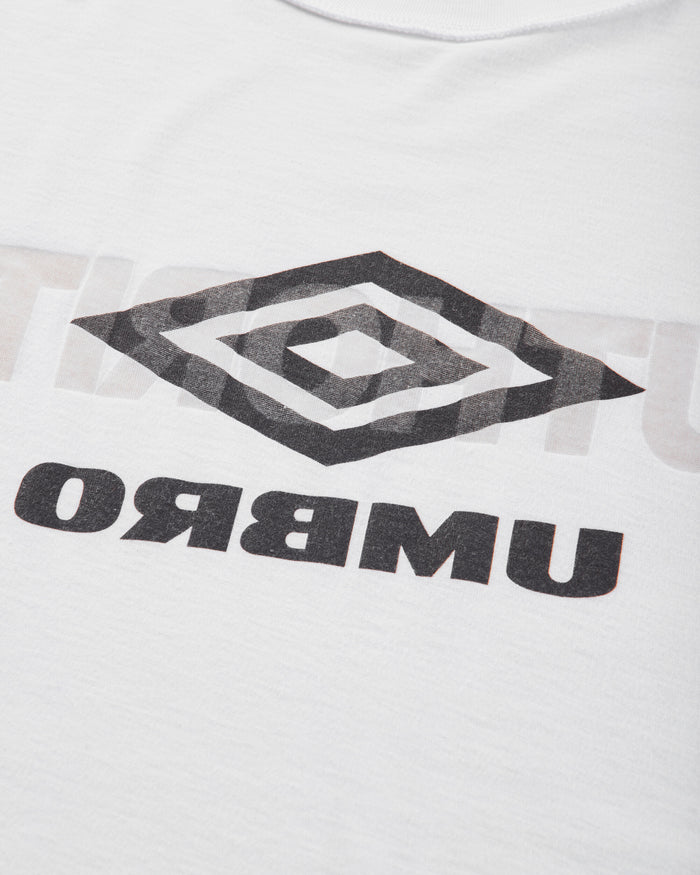Umbro Reversed Logo T Shirt White T-Shirts Top UBMW0678JY191 WTH0001