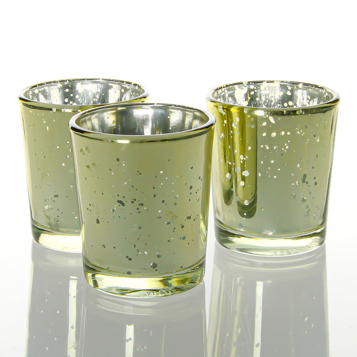 Richland Metallic Gold Mercury Votive Holders