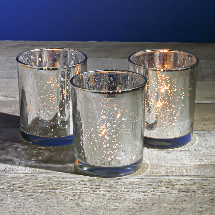 Richland Votive Holder Grande Silver Mercury