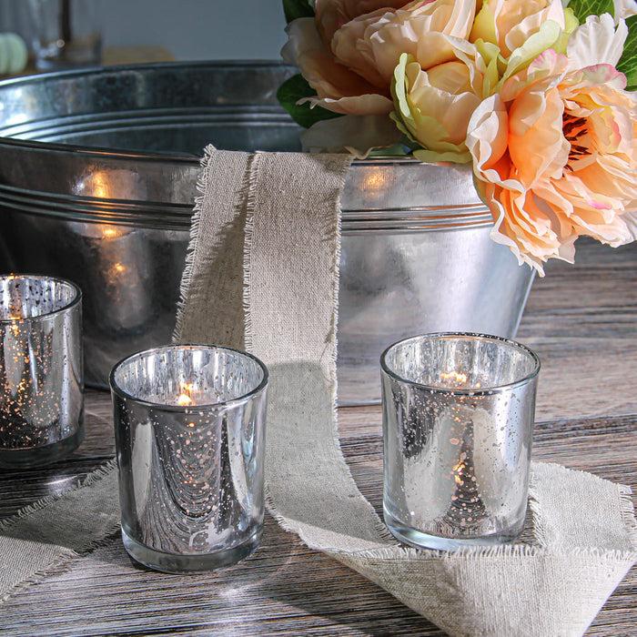 Richland Votive Holder Grande Silver Mercury