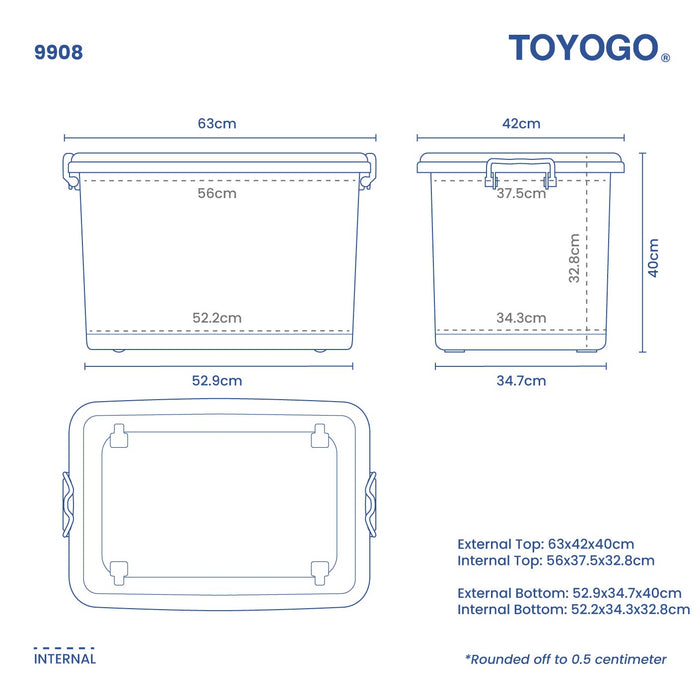 RISERVA STORAGE BOX W WHL - HB (9908)