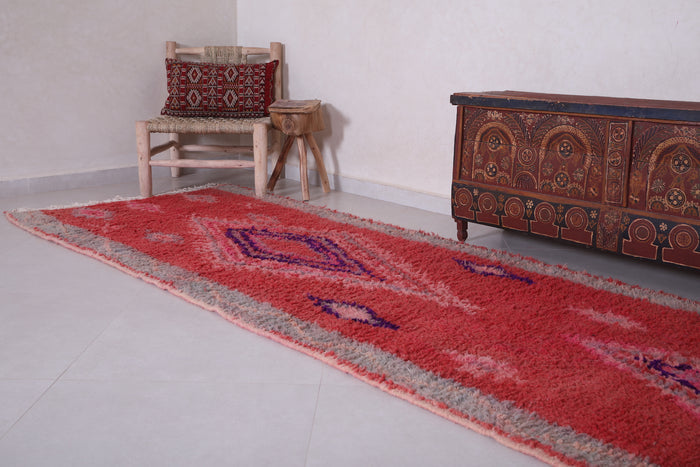 Runner handmade rug - custom wool berber carpet - Moroccan rug - custom moroccan rugs