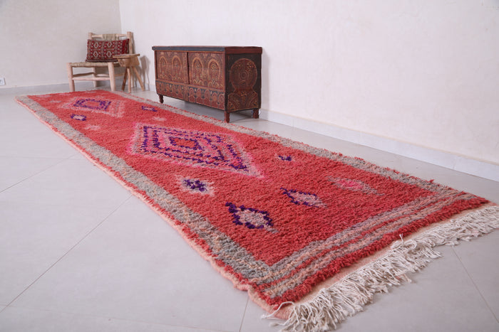 Runner handmade rug - custom wool berber carpet - Moroccan rug - custom moroccan rugs