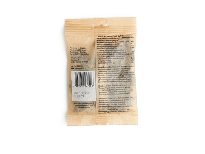 Salty licorice fish