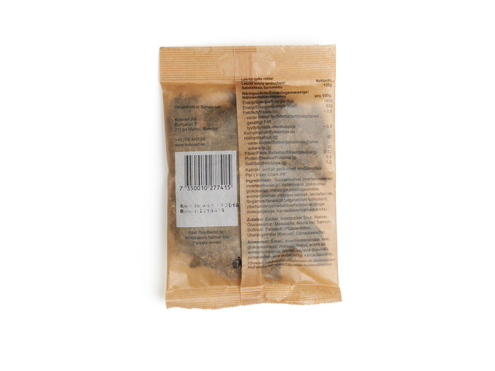 Salty smoked licorice fish