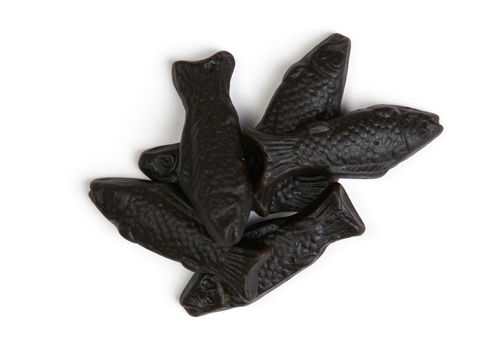 Salty smoked licorice fish