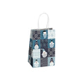 SANTA PATCHWORK CHRISTMAS PAPER BAGS