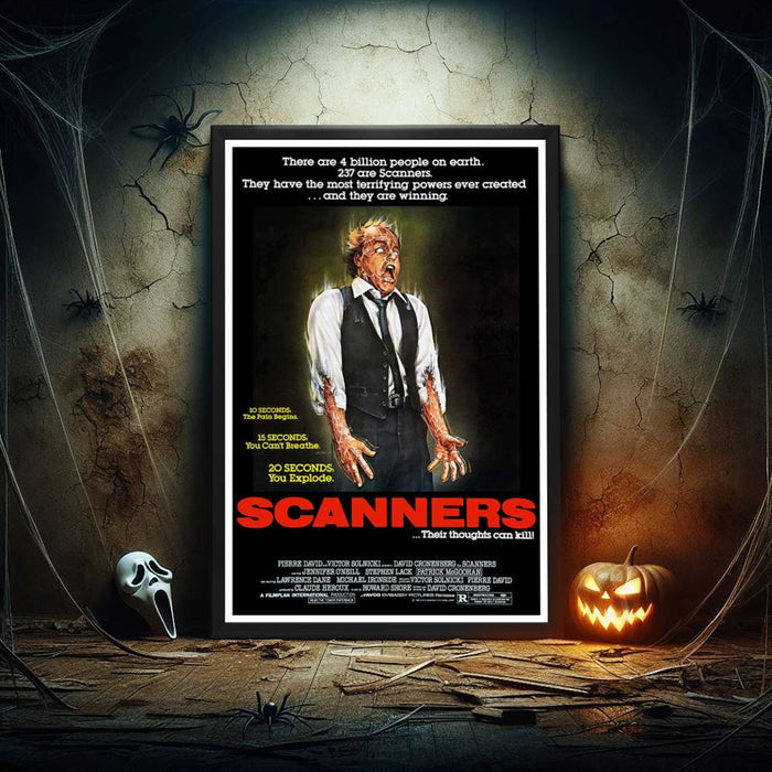 "Scanners" (1981) Framed Movie Poster