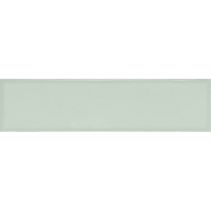 Home Sea Salt Green 3x12 Ceramic Bullnose Tile to finish the edges of your kitchen backsplash, bathroom, and shower walls