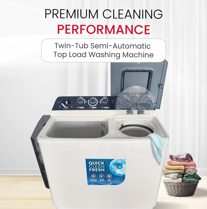 Semi automatic washing machine Twin Tub 7 Kg - NWM8001