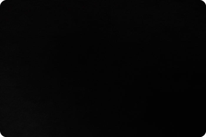 Shannon Fabrics -Solid Cuddle 3: Black - Sold by the Yard