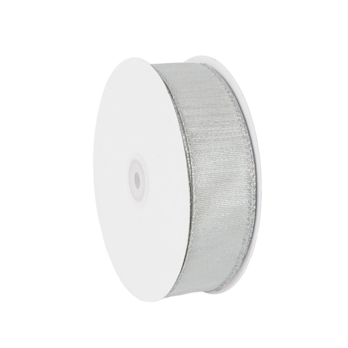 SHIMMER RIBBON WITH WIRED METALIC EDGE