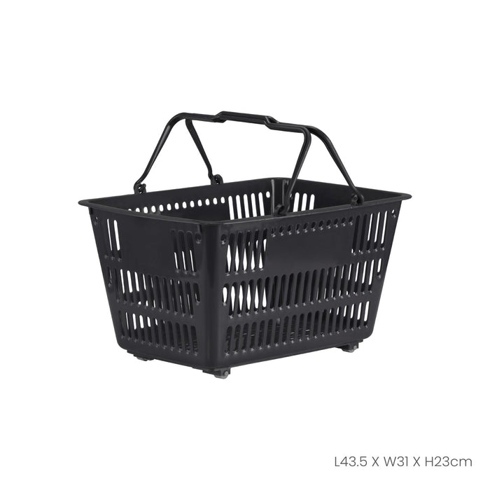 SHOPPING BASKET W/WHEELS (1729)