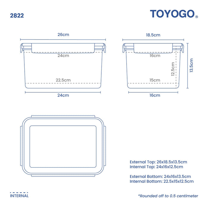 SIGILLO FRESH & TIGHT CONTAINER RT2 (2822)