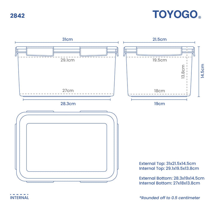 SIGILLO FRESH & TIGHT CONTAINER RT2 (2842)