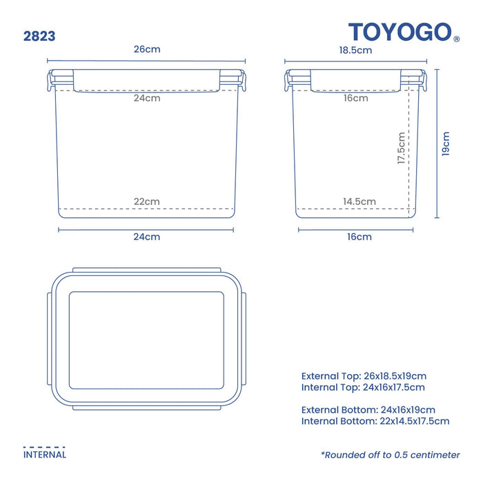 SIGILLO FRESH & TIGHT CONTAINER RT3 (2823)