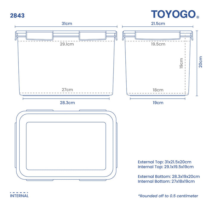 SIGILLO FRESH & TIGHT CONTAINER RT3 (2843)