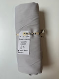 Silver Stretch Viscose Crepe Remnant