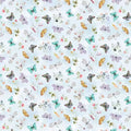 [SKINNY BOLT] Basket Full of Blessings - Sky Blue Butterflies and Florals - 2137-11