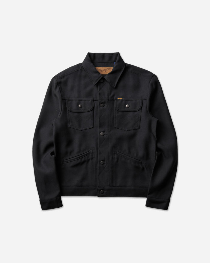 Wrangler Slam Jam X Wrangler Wrancher Jacket Black Coats and Jackets Jackets WRXMW002FA02 BLK0001