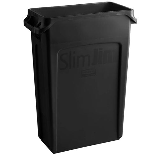 Slim Jim® Container, 23 gallon, black