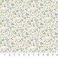 Small Floral Toss - White Multi - Country Mouse - DP29010-10