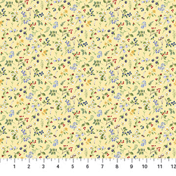 Small Floral Toss - Yellow Multi - Country Mouse - DP29010-52