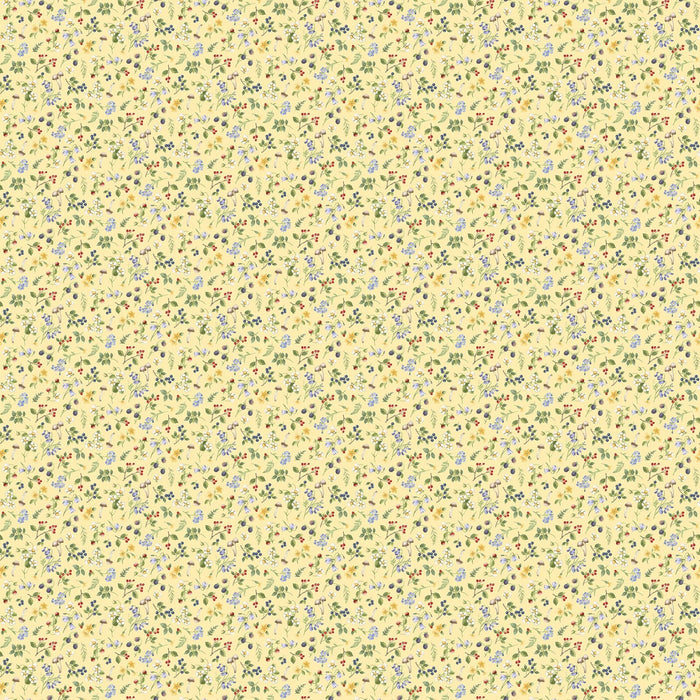 Small Floral Toss - Yellow Multi - Country Mouse - DP29010-52