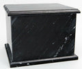 Small/Keepsake 0.2 Cubic Inches Black Natural Marble Companion Cremation Urn