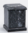 Small/Keepsake 1 Cubic In. Black Evermore Natural Marble Urn for Cremation Ashes