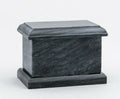 Small.Keepsake 1 Cubic In. Black Evermore Rectangle Natural Marble Cremation Urn