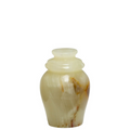 Small/Keepsake 2.5 Cubic Inches Onyx Natural Marble Cremation Urn