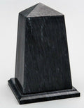 Small/Keepsake 70 Cubic Inch Black Viewpoint Natural Marble Youth Urn for Ashes