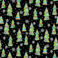 Snow Joy - Festive Trees Black - 16802-12