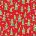 Snow Joy - Festive Trees Red - 16802-10