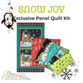 Snow Joy - Gloria's Exclusive Panel Quilt Kit