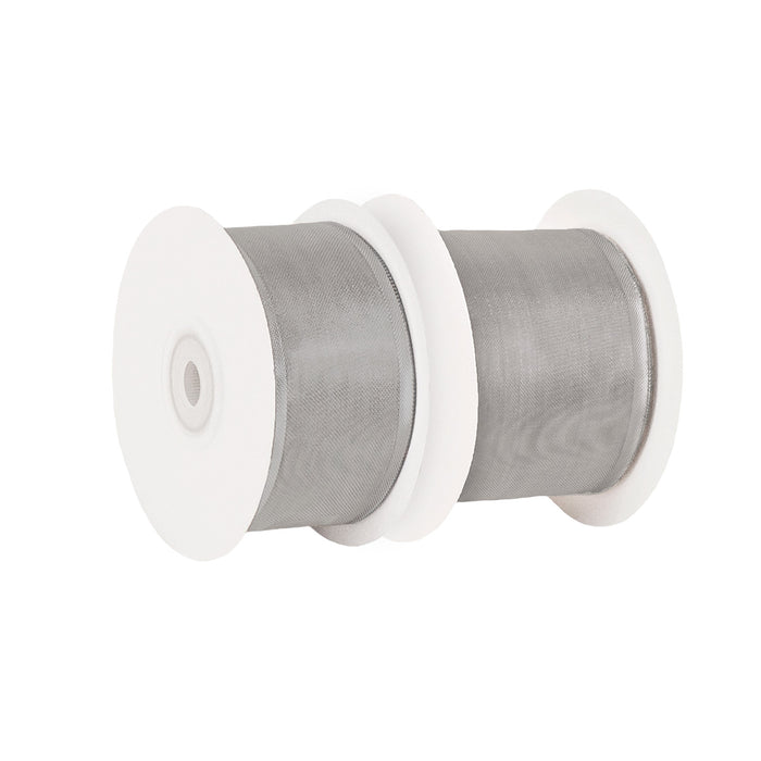 SOLID COLOR SILVER WITH SHIMMERING EDGE