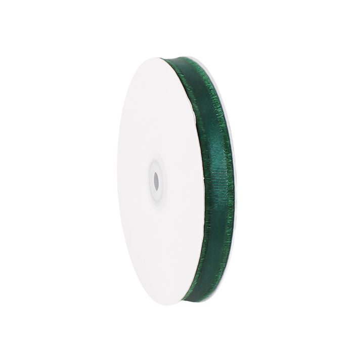 SOLID GROSGRAIN RIBBON WITH FRINGE EDGE