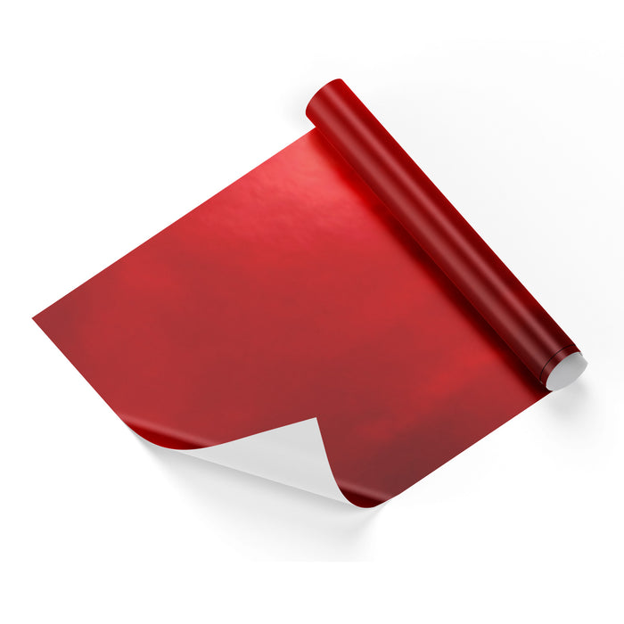 Solid Metalic Red Wrapping Paper