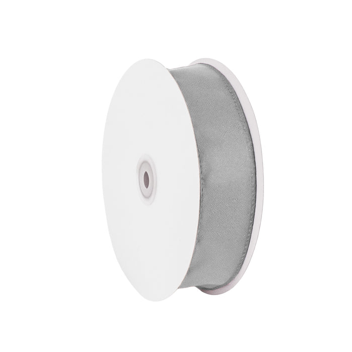 SOLID SATIN RIBBON WITH MATCHING EDGE