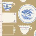 Something Blue - Label & Ornaments Ochre - 110172