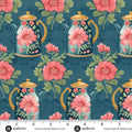 Sparrow Falls - Afternoon Tea Deep Prussian - A-10390-B