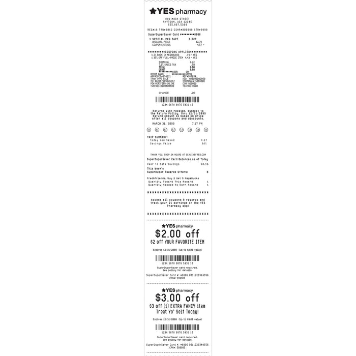 SPECIAL DELIVERY - RECEIPT