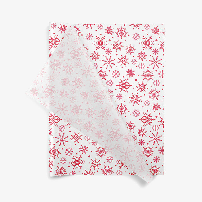 Spiraling Snowflake Tissue Paper