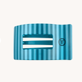 Splash Zone Medium Flat Rectangle Hair Clip