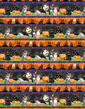 Spooky Tails - Border Print - 1665 33930 897